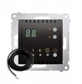 Regulatory i termostaty - Simon 54 Regulator temperatury wcyfrowyANTRACYT - miniaturka - grafika 1