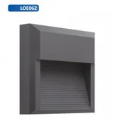 Lampy ogrodowe - LUMAX LOE062 OPRAWA ELEWACYJNA ASTON 6W 4000K TYP 2 KWADRAT LUMAX LOE062 - miniaturka - grafika 1