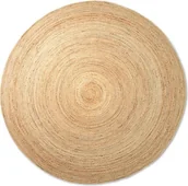 Dywany - Ferm Living Dywan Eternal okrągły 240 cm naturalny jutowy 1104263341 - miniaturka - grafika 1