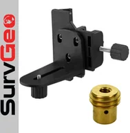 Statywy narzędziowe - SURVGEO Uchwyt półka do tyczki rozporowej 3,2m + Adapter 1/4" > 5/8" 4742-set - miniaturka - grafika 1