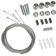 Akcesoria do oświetlenia - Maclean Zestaw linek do paneli LED do montażu paneli LED, pasuje do paneli 595x595mm oraz 1195x295mm, długość 1m, MCE541 - miniaturka - grafika 1