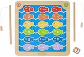 Zabawki interaktywne dla dzieci - Masterkidz Łowienie Rybek Drewniana Zabawka Edukacyjna Cyferki Kolory Masterkidz MK08985 - miniaturka - grafika 1