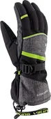 Rękawice narciarskie - Viking Rękawice Soren Czarno-zielone r 8 161/19/0296 161/19/0296/72/8 - miniaturka - grafika 1