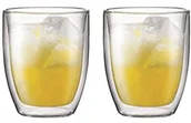 Serwisy do kawy i herbaty - Bodum 10605 10 Bistro filiżanka Jumbo, o podwójnych ściankach, bez uchwytu, zestaw 2-częściowy, 0,45 L 10605-10 - miniaturka - grafika 1