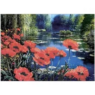 Malowanie po numerach - Mozaika diamentowa 5D KIT 30x40cm CENTRUM kwiaty 89633 /0452-6303-93/ PP1017-KWIAT - miniaturka - grafika 1