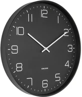 Zegary - Karlsson Zegar ścienny Lofty matt black by KA5751BK - miniaturka - grafika 1