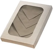 Obrusy i serwetki - Dekoria pl Komplet serwetek 6 szt 42 x 42 Quadro 136-09 42 x 42 S-000-156 - miniaturka - grafika 1