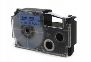 Casio JetWorld Taśma PT-12BU1 XR-12BU1 do KL600 KL70 KL100 KL120 KL130 KL200 KL300 KL430 KL750 12mm x 8m Black on Blue JetWorld uniwersalny 36317-uniw - Etykiety do drukarek - miniaturka - grafika 2
