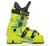 Buty narciarskie - Fischer Buty narciarskie ranger 60 jr thermoshape 2019 ŻÓŁty BUTY RANGER 60 JR TERMOSHAPE 225 BK 19 - miniaturka - grafika 1