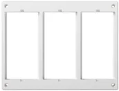 Gniazdka elektryczne - Kontakt Simon SA Puszka podłogowa CONNECT 1-modułowa, 2x K45, gł. 93mm + SM102/9; szary SF110/1 - miniaturka - grafika 1