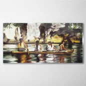 Obrazy i zdjęcia - PL Coloray Obraz na Szkle łódź kobiety woda 100x50cm - miniaturka - grafika 1