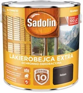 Lakiery do drewna - Sadolin Lakierobejca Extra heban 2 5 l - miniaturka - grafika 1