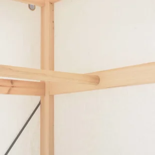 vidaXL vidaXL Szafa, biała, 79 x 40 x 170 cm, materiałowa - Szafy - miniaturka - grafika 5