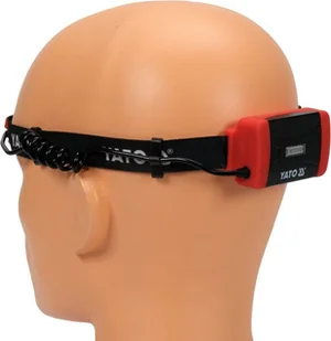 Yato LATARKA CZOŁOWA CREE XTE 500LM AKUMULATOROWA LI-ION 3,7V 1000MAH IP44 ŚWIATŁO BIAŁE NIEBIESKIE I CZERWONE - Latarki Yato LATARKA CZOŁOWA CREE XTE 500LM AKUMULATOROWA LI-ION 3,7V 1000MAH IP44 ŚWIATŁO BIAŁE NIEBIESKIE I CZERWONE - Latarki - miniaturka - grafika 5