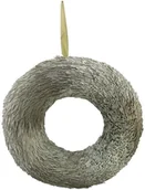 Ozdoby bożonarodzeniowe - Wieniec świąteczny ze słomek 31 cm złoty - miniaturka - grafika 1