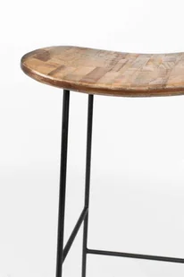 White Label Living Stołek barowy TANGLE naturalny 1500076 - Taborety i hokery - miniaturka - grafika 7