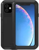 Etui i futerały do telefonów - Love Mei Etui Pancerne + szkło Powerful iPhone 11, czarne 6932809613393 - miniaturka - grafika 1
