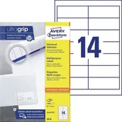 Etykiety do drukarek - Avery Zweckform Trwałe etykiety uniwersalne A4 100 ark./op. 97 x 37 mm białe 3678 - miniaturka - grafika 1