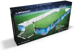 Dunlop Boisko do gry w piłke nożną z bandami + piłka pompka E-18481 - Piłka nożna - miniaturka - grafika 3