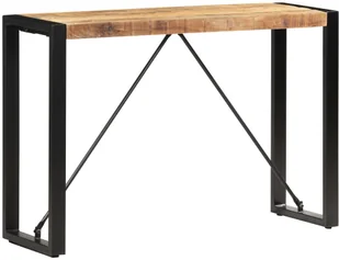 vidaXL vidaXL Stolik typu konsola, 110 x 35 x 76 cm, lite drewno mango - Konsole i sekretarzyki - miniaturka - grafika 8