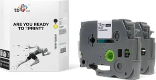 Brother tb print TB Print Taśma TBTB-TZE631 Czarny na Żółtym 12x8mm 2 szt TBTB-TZE631 - Dodatki do drukarek i skanerów - miniaturka - grafika 3