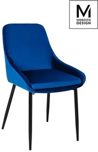 Modesto Krzesło Clover Velvet Czarny - Krzesła - miniaturka - grafika 2