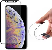 Szkła hartowane na telefon - Wozinsky Full Cover Flexi Nano folia szklana szkło hartowane z ramką iPhone 13 mini przezroczysty hurtel-74346-0 - miniaturka - grafika 1