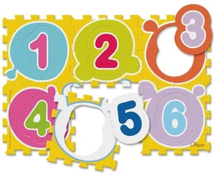 Chicco Puzzle Miękka Mata Liczby - Maty edukacyjne - miniaturka - grafika 4