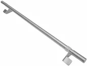 Akcesoria do wystroju okien - Pręt do zazdrostek Zylinder imitacja stali nierdzewnej 30 - 50 cm - miniaturka - grafika 1