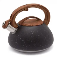 Czajniki na gaz - Konighoffer Czajnik ze stali nierdzewnej KonigHOFFER Otis 3 l czarny indukcja - miniaturka - grafika 1