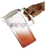 Karafki - Araven araven 949742  tropffreier dzbanek, syntetyk, 2 L, kolor biały 863700 - miniaturka - grafika 1