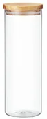 Pojemniki kuchenne - Ambition SZKLANY SŁOIK Z DREWNIANĄ POKRYWĄ 1800 ML NORDIC zakupy dla domu i biura! 37592 - miniaturka - grafika 1