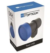 Konwertery satelitarne - OPTICUM LNB Twin LTP-04H V2 Black LNBT-OPT-LTP-04 - miniaturka - grafika 1