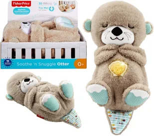 Fisher Price Wydra usypianka-przytulanka FXC66 - Szumiące zabawki - miniaturka - grafika 16