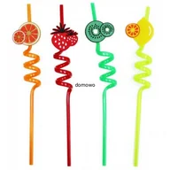 Wieczór panieński i kawalerski - SŁOMKI CRAZY DO NAPOJU DRINKA SOKU 4 szt owoce - miniaturka - grafika 1