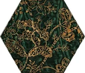 Płytki ceramiczne - Paradyż Urban Colours Green Inserto Heksagon C 17,1x19,8 - miniaturka - grafika 1