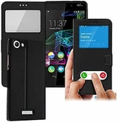 Etui i futerały do telefonów - Wiko iPOMCASE Coque Double Fentre pour Ridge Decro Ridge - miniaturka - grafika 1