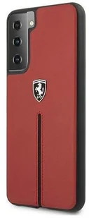 Ferrari FEOSIHCS21SRE S21 G991 czerwony/red hardcase Off Track Leather Nylon Stripe hurtel-68722-0 - Etui i futerały do telefonów - miniaturka - grafika 2