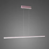 Lampy sufitowe - Altavola Design Lampa wisząca Nowoczesna lampa wisząca ledowa do biura Altavola LINEA No.1 LA089/P_120_3k_rose_gold LA089/P_120_3k_rose_gold - miniaturka - grafika 1
