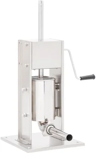 vidaXL Ręczna nadziewarka do kiełbasy, srebrna, 3 L, stal nierdzewna - Artykuły masarskie - miniaturka - grafika 2