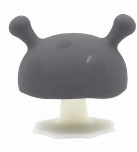 Mombella Gryzak Uspokajający Mushroom Grzybek Grey - Gryzaki dla dzieci - miniaturka - grafika 3
