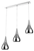 Lampy sufitowe - Krislamp Porto KR 380-3L Lampa wisząca 3x40W E27, chrom - miniaturka - grafika 1