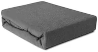 Prześcieradła - Darymex Prześcieradło Frotte z gumką szare 160x200 dx-160-pft-034 - miniaturka - grafika 1