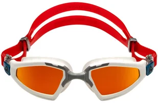 Aqua Sphere Okulary do pływania KAYENNE PRO Red Titanium Mirrored - Pływanie - miniaturka - grafika 2