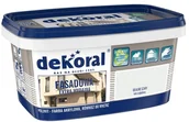 Farby zewnętrzne - Dekoral Farba zewnętrzna Polinit idealny szary 1 l 418928 - miniaturka - grafika 1