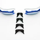 Pływanie - PHELPS PHELPS Okularki pływackie NINJA TITANIUM MIRRORED lustrzane niebieskie - miniaturka - grafika 1