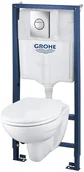 Stelaże i zestawy podtynkowe do WC - Grohe zestaw podtynkowy WC Bau z deską wolnoopadającą - miniaturka - grafika 1