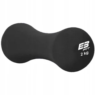 Hantle Fitness Eb Fit Czarne 2x2kg Zestaw - Hantle i ciężarki - miniaturka - grafika 2