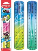 Artykuły biurowe - Maped Linijka Twist'n Flex Decor niełamliwa 15cm - miniaturka - grafika 1