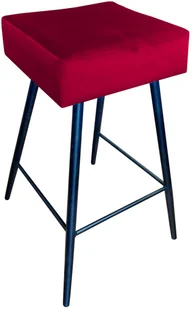 Hoker krzesło barowe Max podstawa czarna MG31 - Taborety i hokery - miniaturka - grafika 2